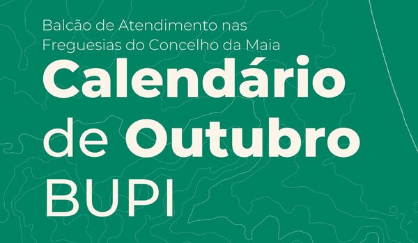 Balcão Bupi nas Freguesias do Concelho |  Out. 25