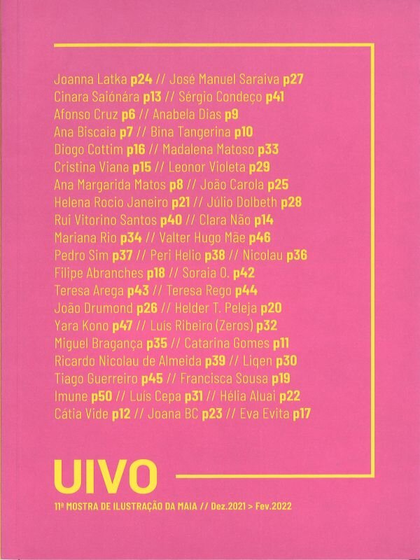 Cat&aacute;logo_exposi&ccedil;&atilde;o_Uivo_11&ordf;_Mostra_de_ilustra&ccedil;&atilde;o_da_Maia