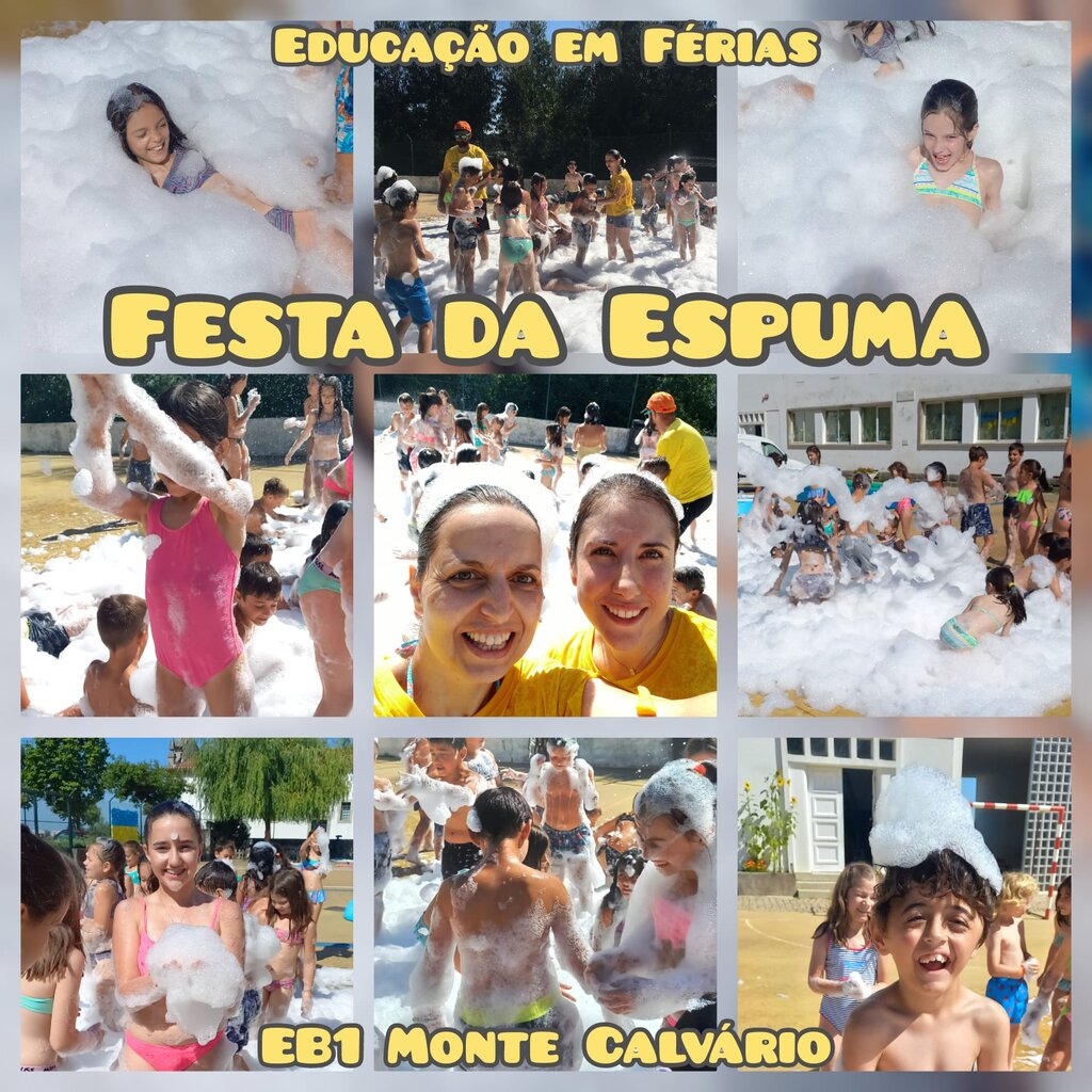 EB Monte Calvário_Semana Bichos Carpinteiros_Festa da Espuma