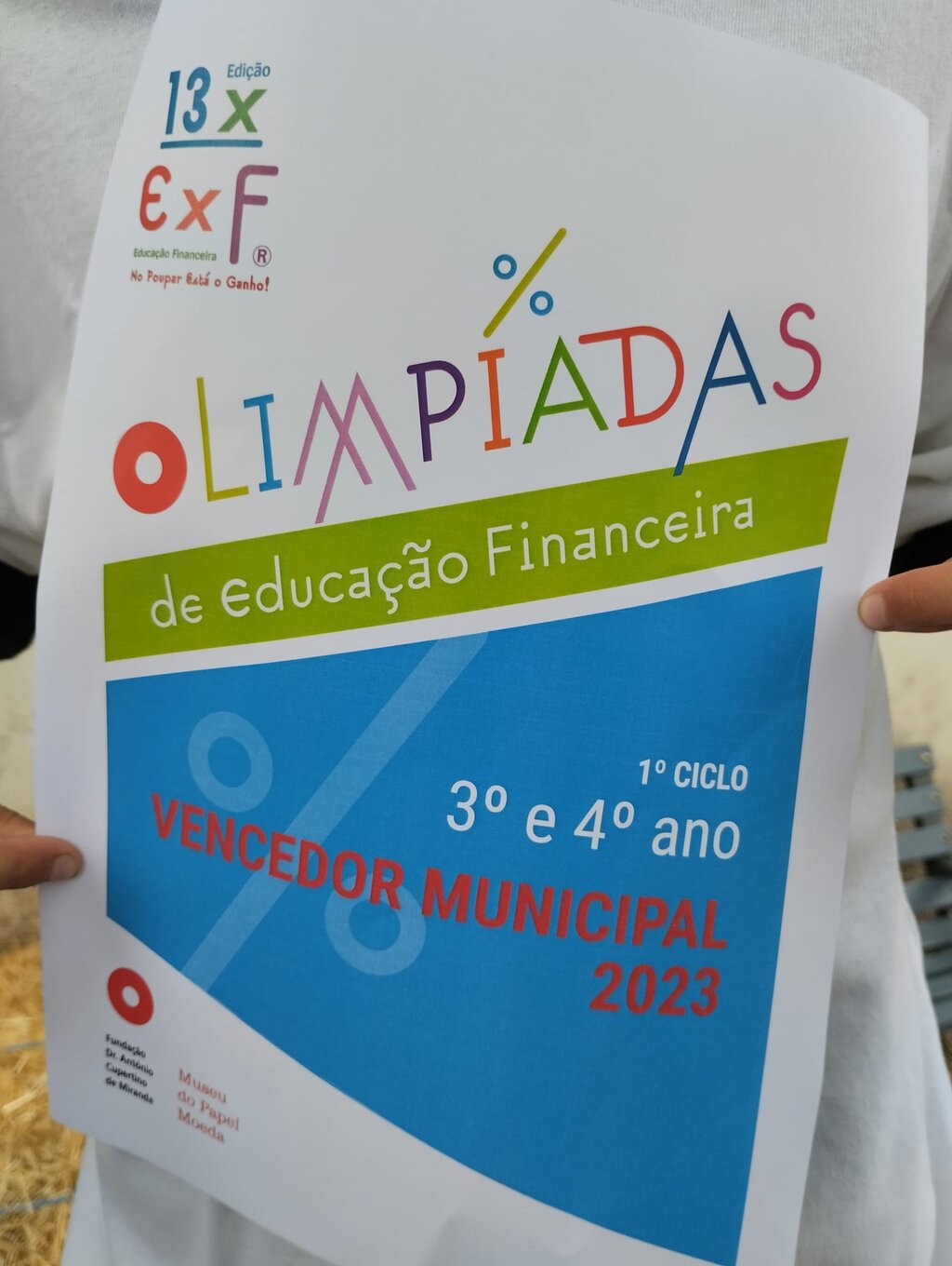 Certificado Olimpíadas