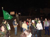 Escoteiros cantaram as janeiras, ajudando a manter a tradição em Vila Nova da Telha