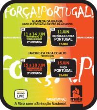 EURO 2008 em ecrã gigante com a Câmara Municipal da Maia - 2ª Jornada em Águas Santas