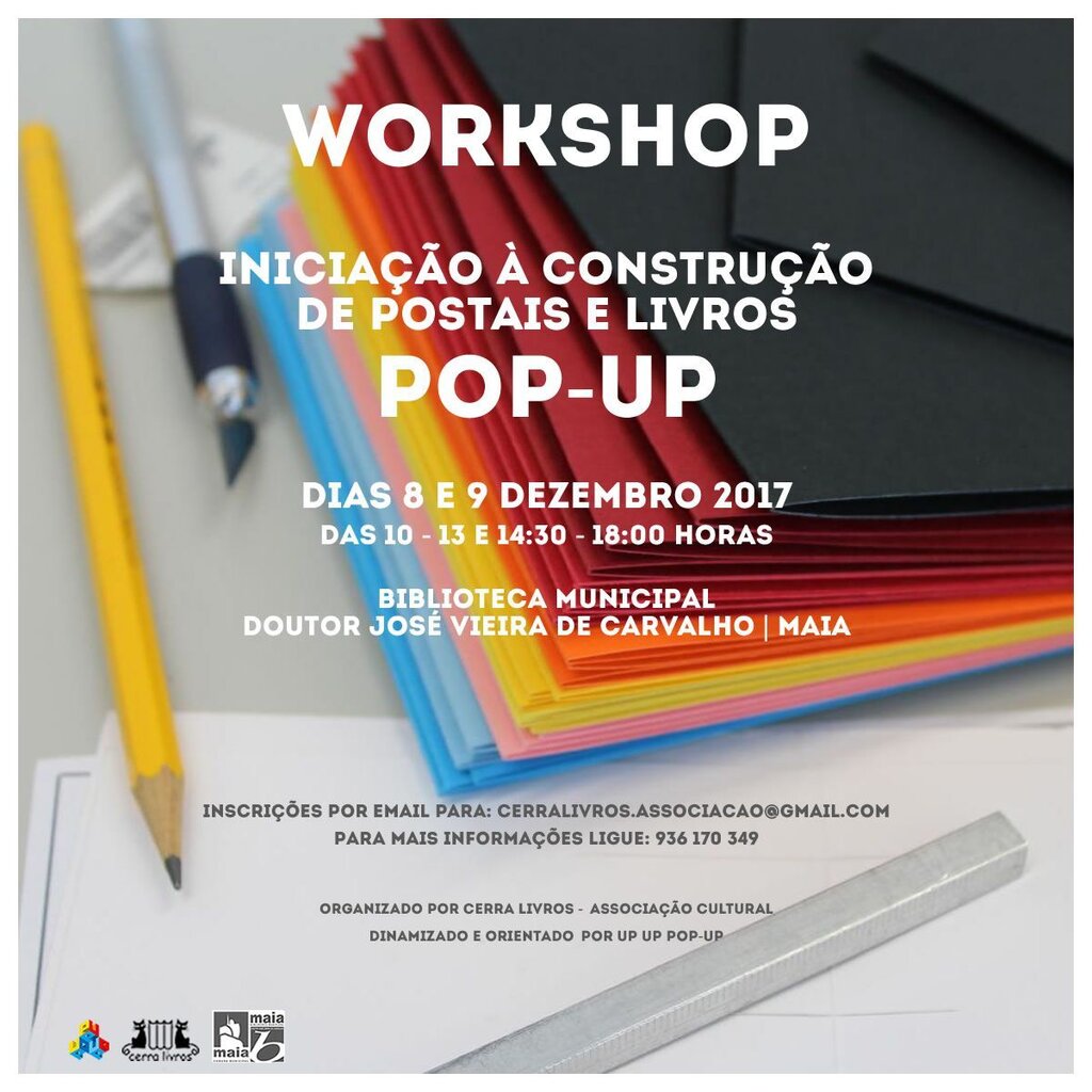 Oficina de Iniciação à construção de livros pop-up