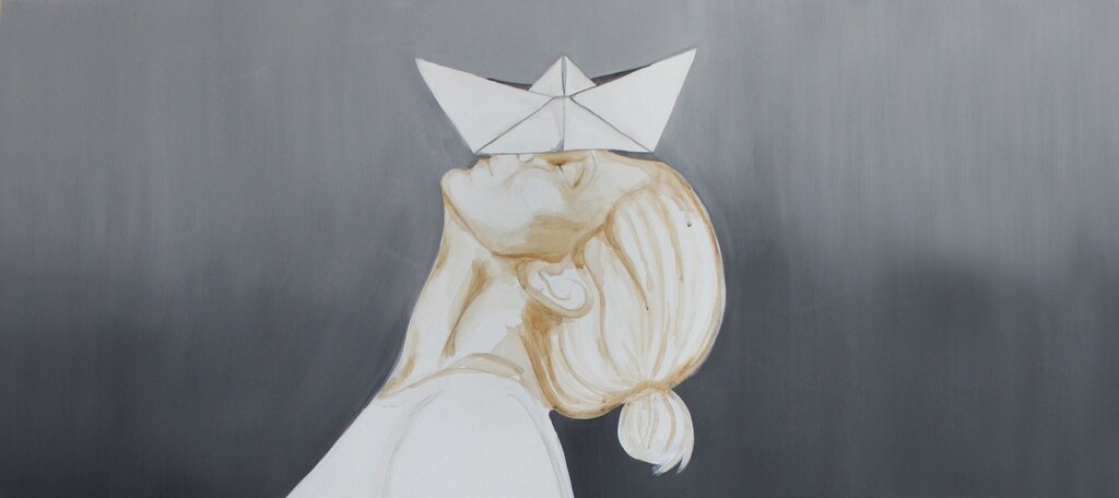 "Brincadeiras e Abstrações" - Pintura de Maria Beatitude