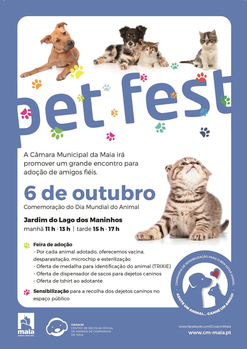 PETFEST - COMEMORAÇÃO DO DIA MUNDIAL DO ANIMAL