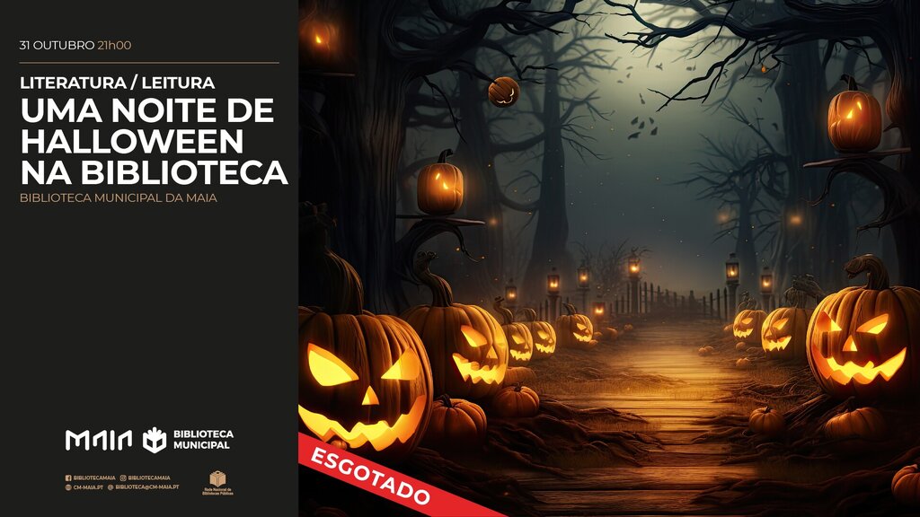 Uma Noite de Halloween na Biblioteca - ESGOTADO