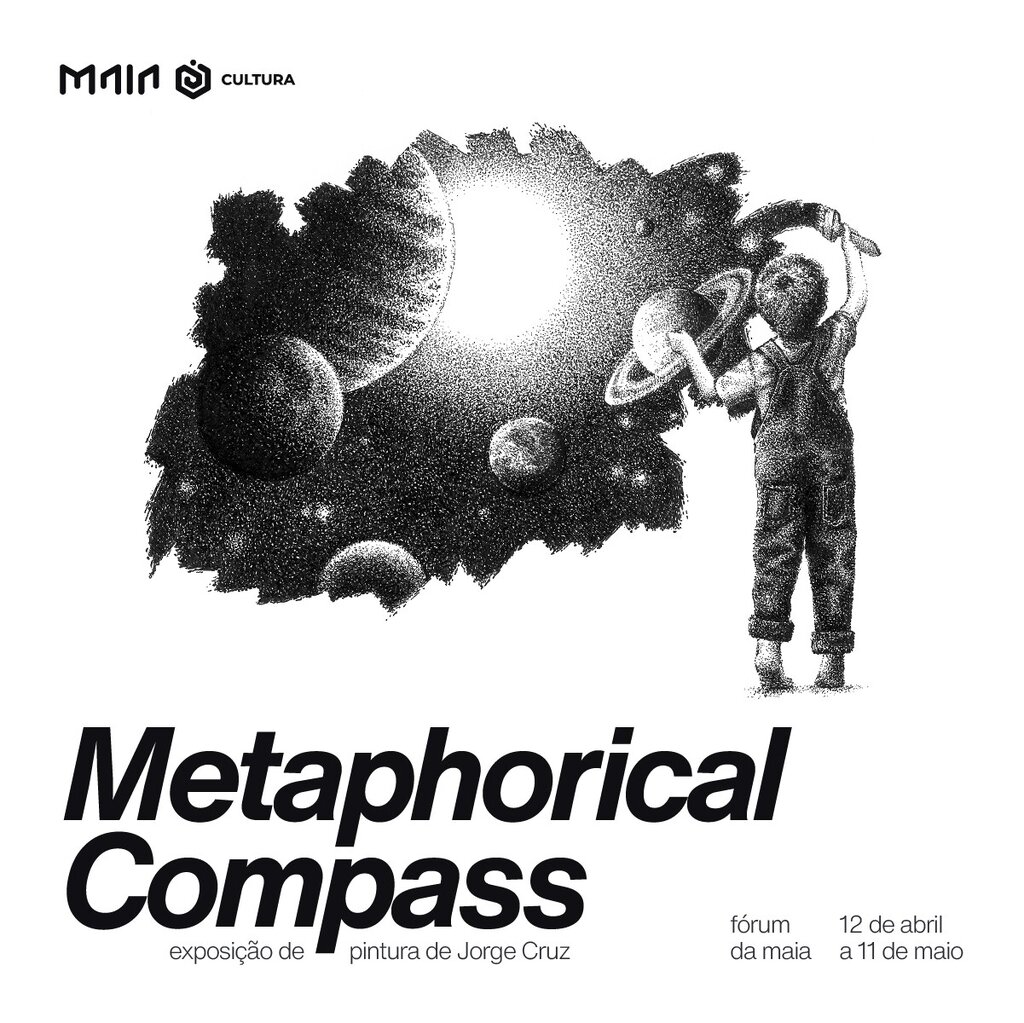 Exposição de Pintura "METAPHORICAL COMPASS" de JORGE CRUZ