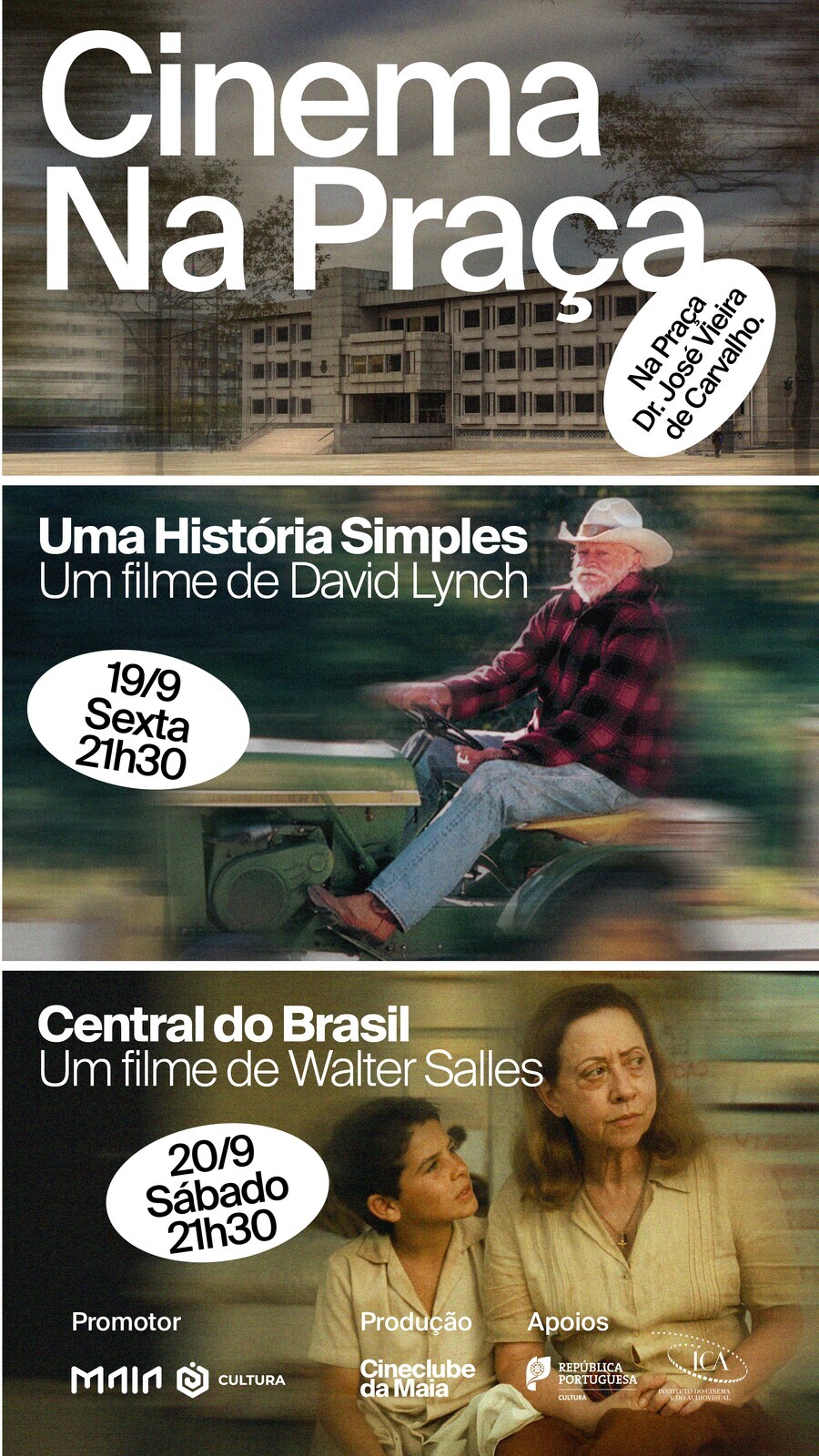 Cinema na Praça 2025