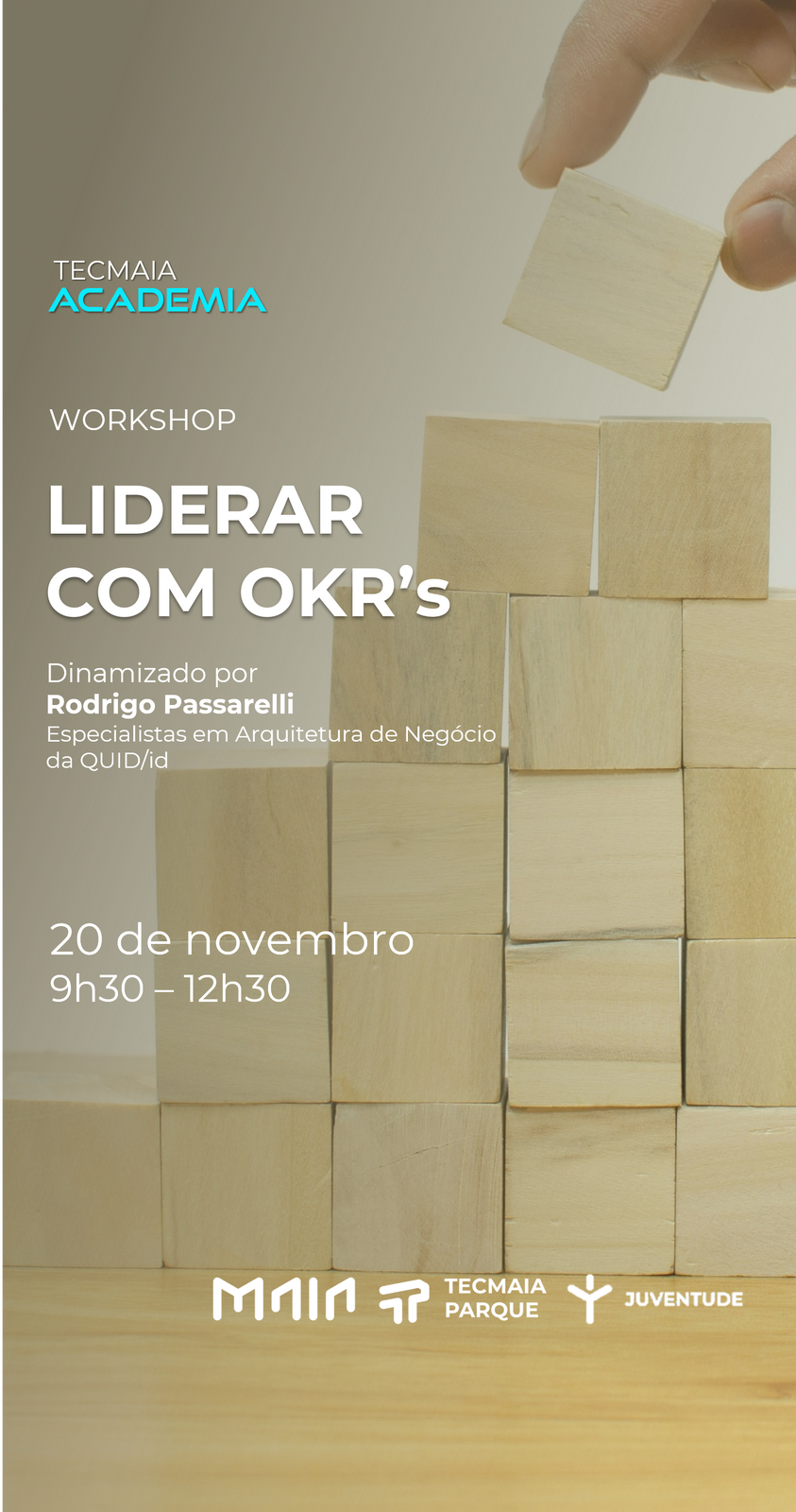 Workshop "Liderar com OKR's” no Tecmaia