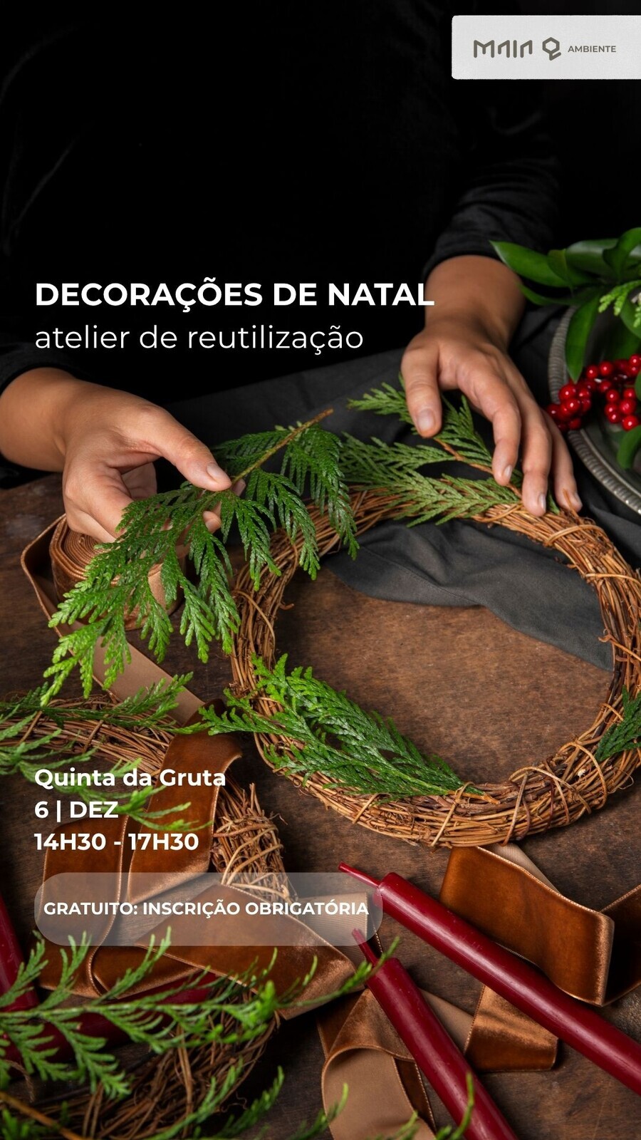 Atlier de Decorações de Natal