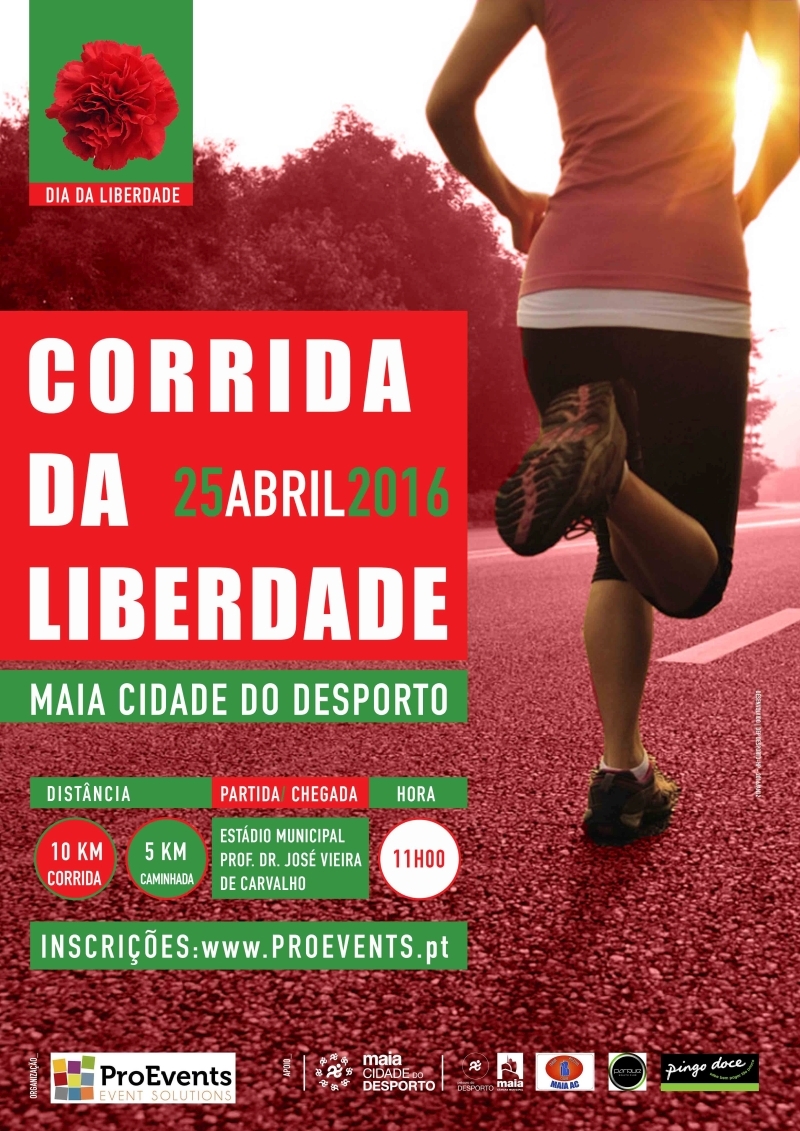 Maia assinala o 25 de abril com Corrida da Liberdade