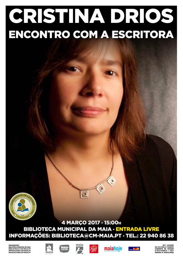 Encontro com a escritora: Cristina Drios