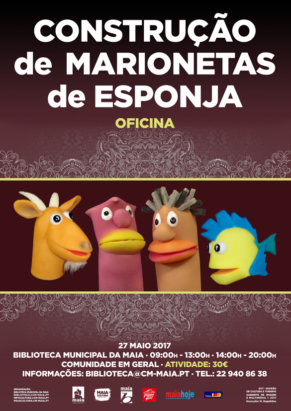 Construção de Marionetas de Esponja