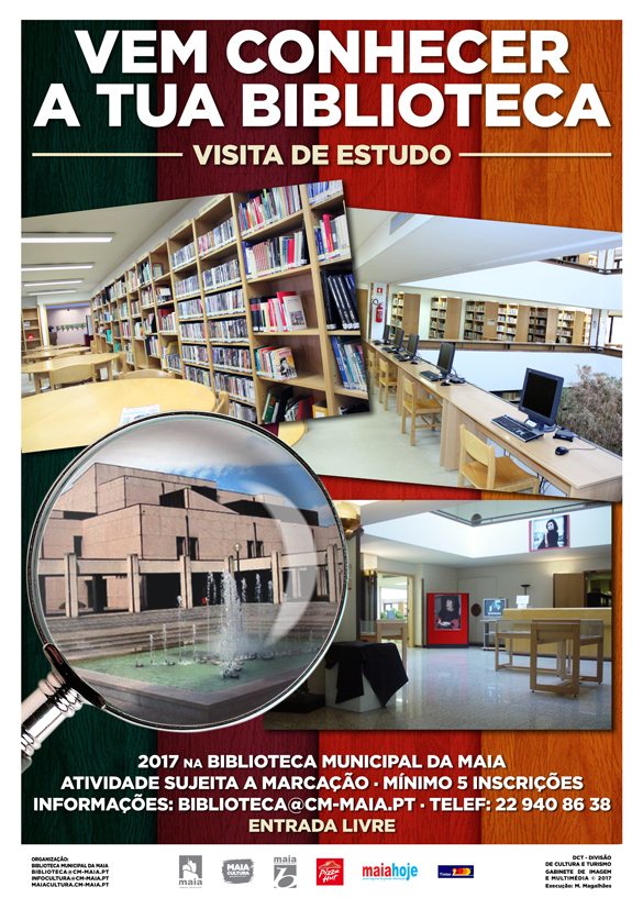 Vem conhecer a tua biblioteca