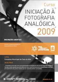 Pelouro da Juventude promove Curso de Iniciação à Fotografia analógica. Inscrições abertas!