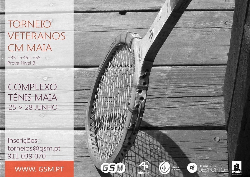 TÉNIS: TORNEIO DE VETERANOS CM MAIA