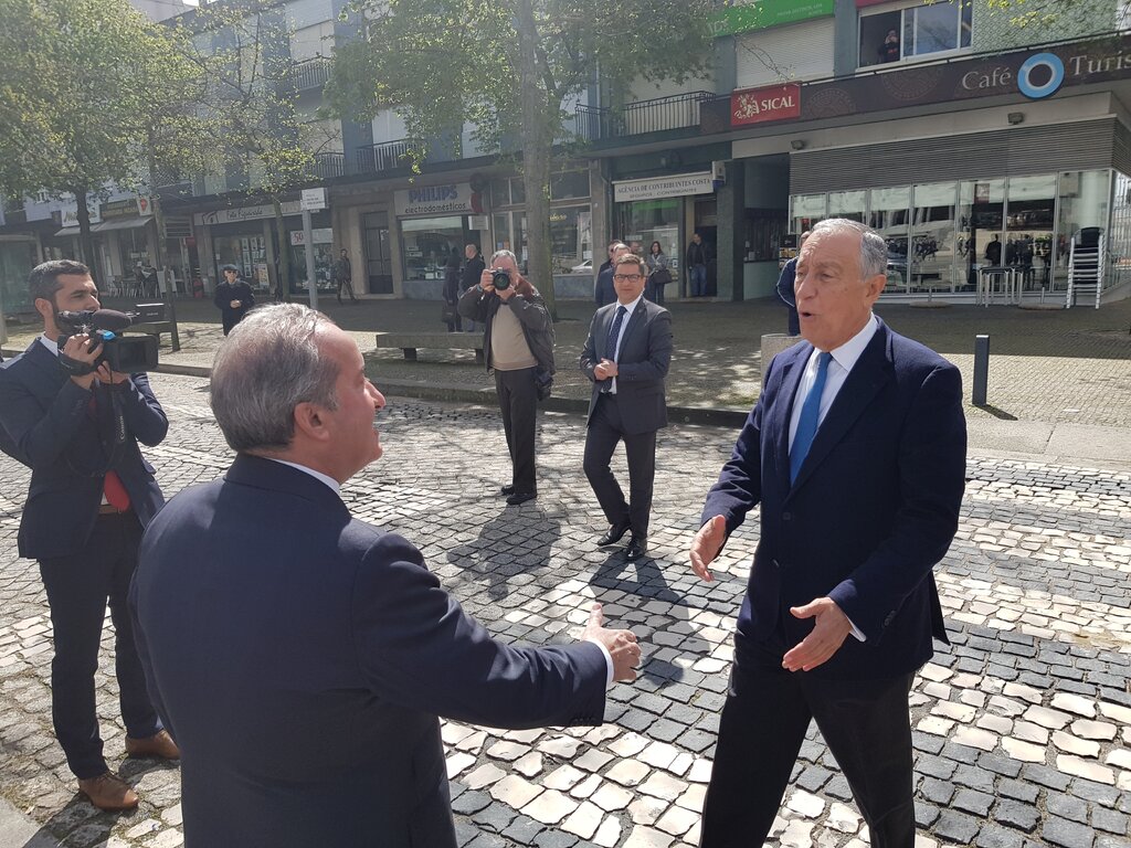 Maia recebeu de braços abertos o Presidente da República