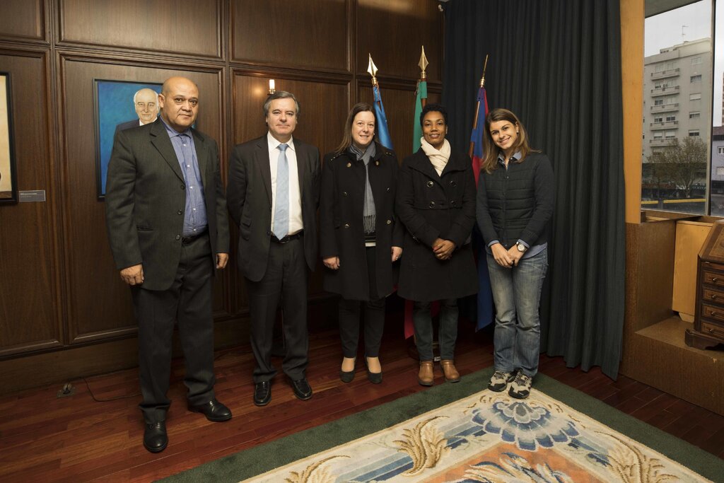 Delegação de Cabo Verde recebida na Maia