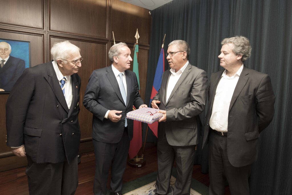 Delegação da Ilha do Príncipe recebida nos Paços do Concelho da Maia