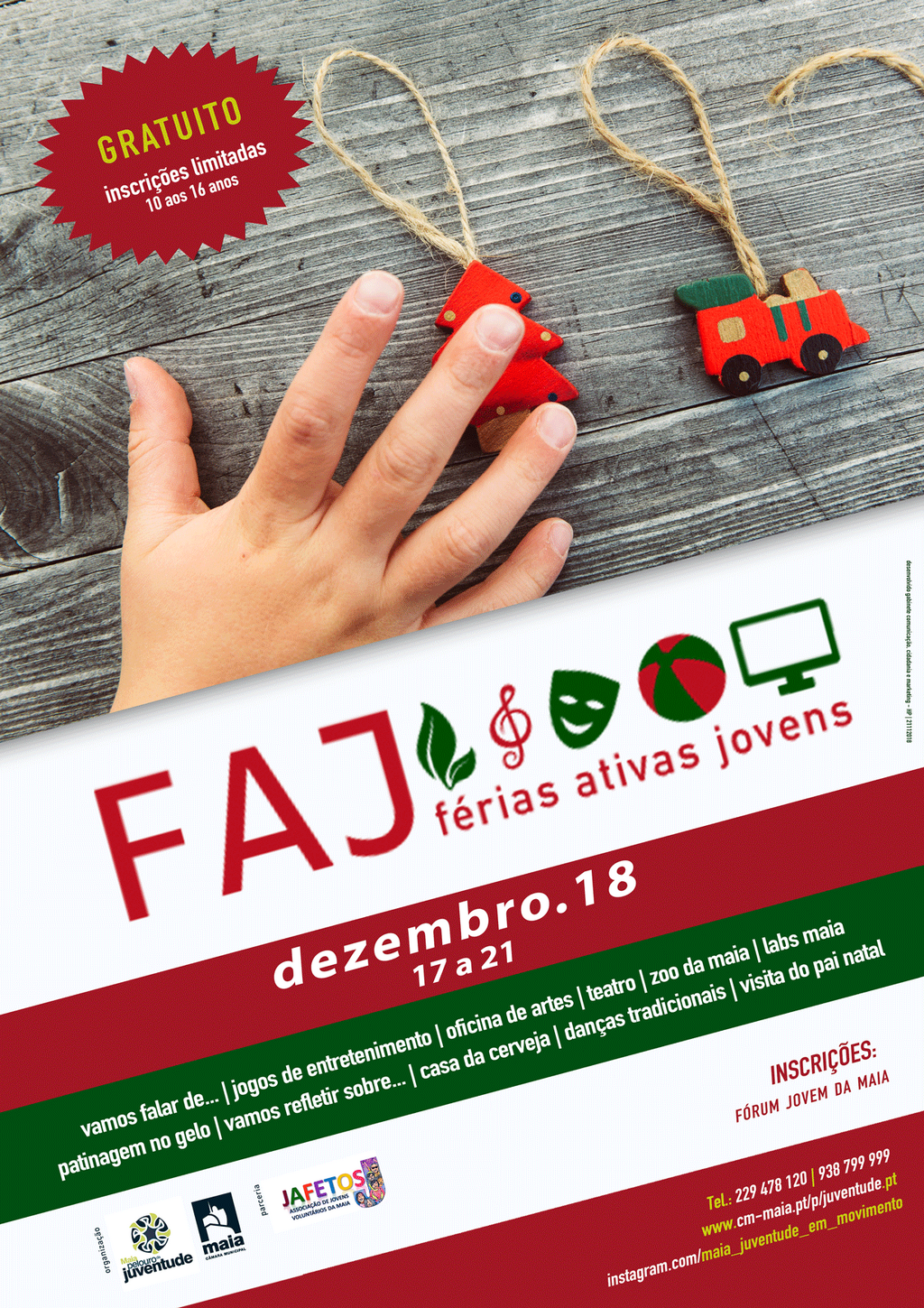 FAJ – FÉRIAS ATIVAS JOVENS NATAL 2018 