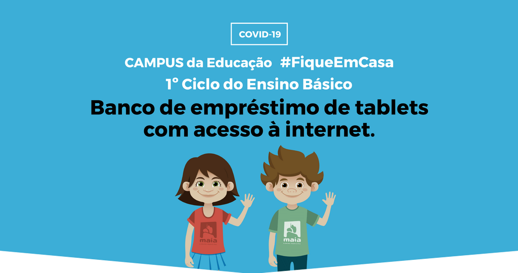 Câmara da Maia lança banco de empréstimo de tablets a alunos do 1º ciclo