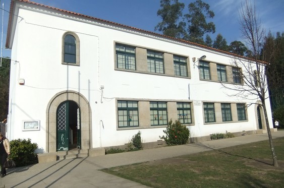 Visita às obras de beneficiação da escola básica de Santa Cristina