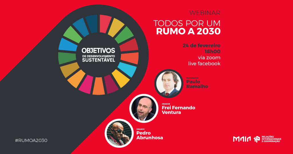 Webinar "Todos por um, Rumo a 2030"