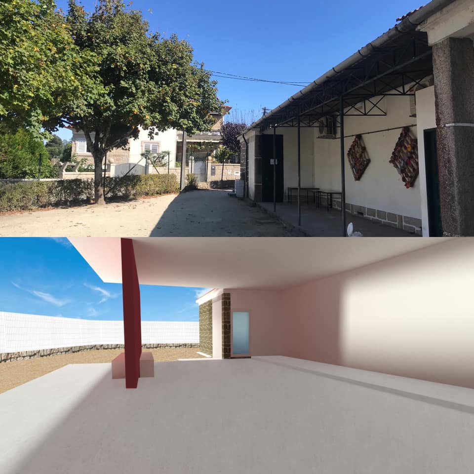 Obras de beneficiação da Escola Básica de Porto Bom