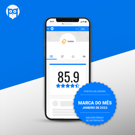 Distinção de Marca do Mês (EMEM): 