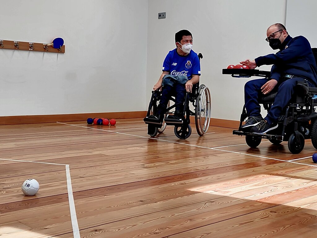 Boccia - um desporto para todos na Escola Básica de Moutidos
