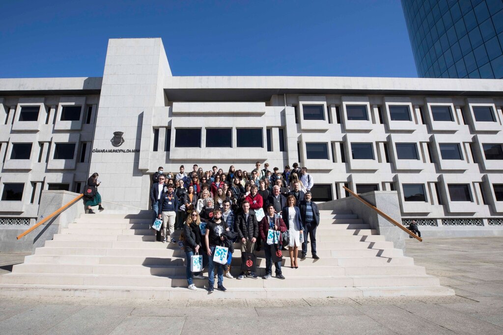 Delegações estrangeiras do Programa Erasmus recebidas nos Paços do Concelho