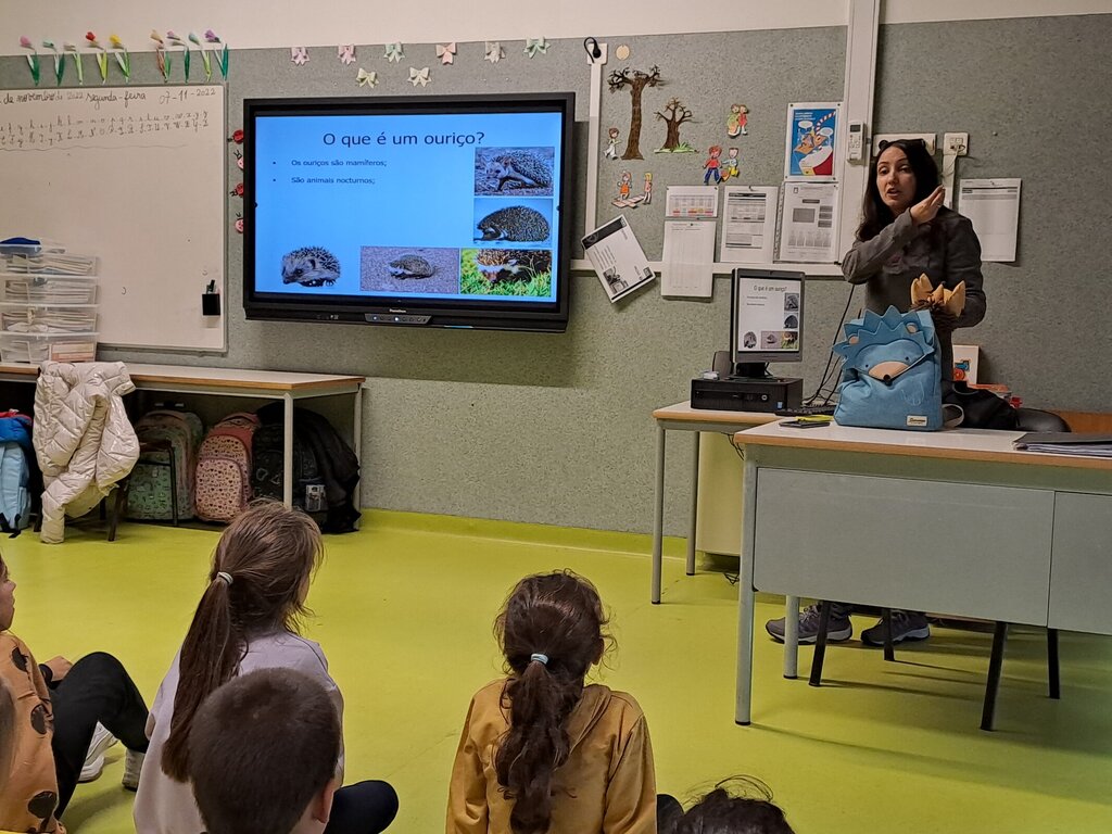 Amigos Picudos na Escola Básica de Pedras Rubras