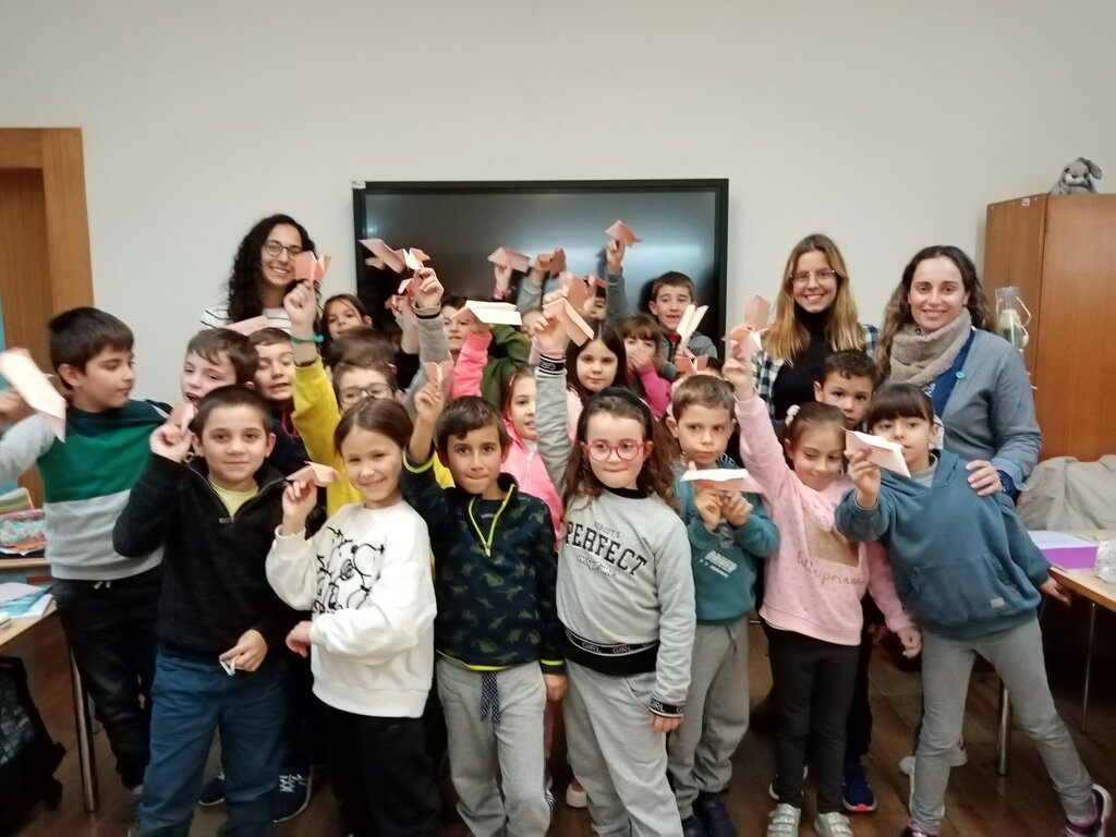 Crianças da Escola Básica do Gestalinho ganham asas para voar como Voluntários