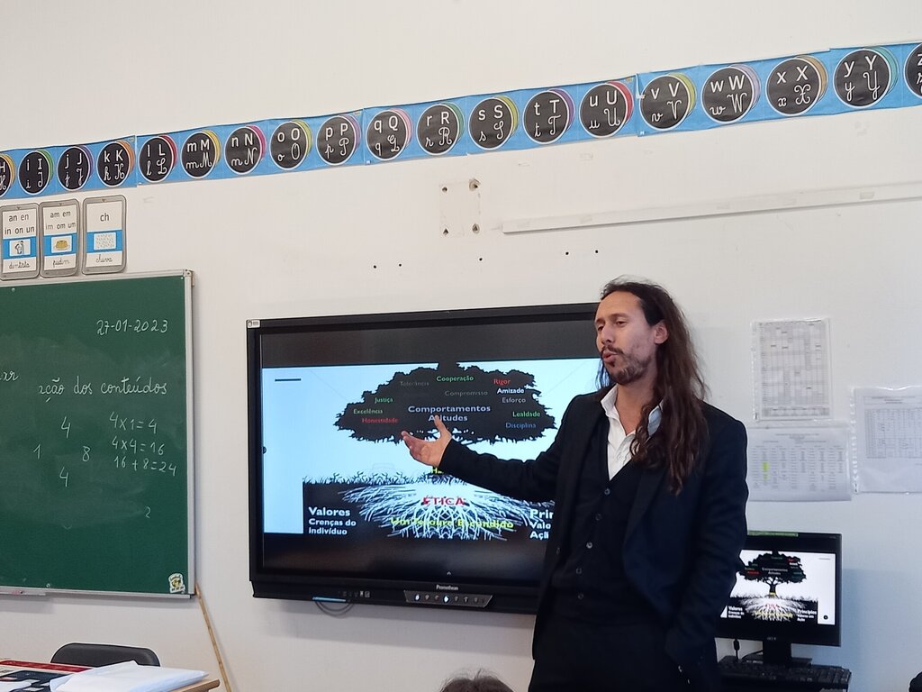 Embaixador para a Ética no Desporto na EB de Ferronho