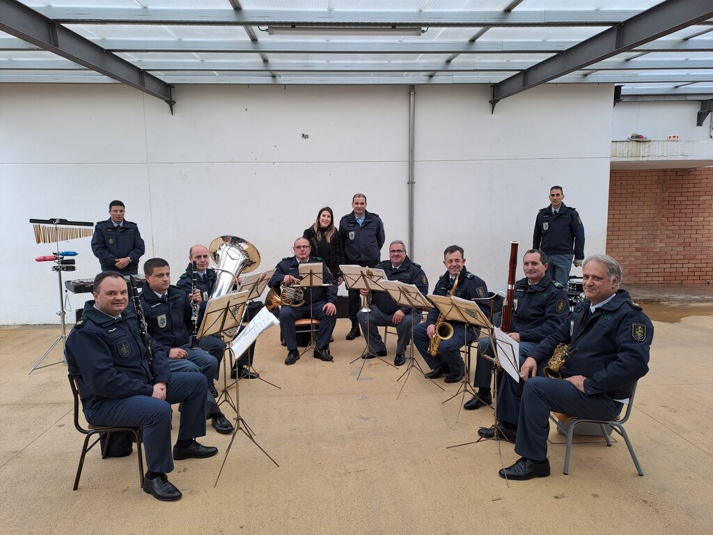 Visita da Banda da GNR à EB Pedras Rubras