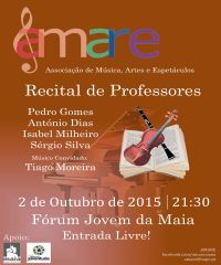 RECITAL DE MÚSICA CLÁSSICA no Fórum Jovem da Maia