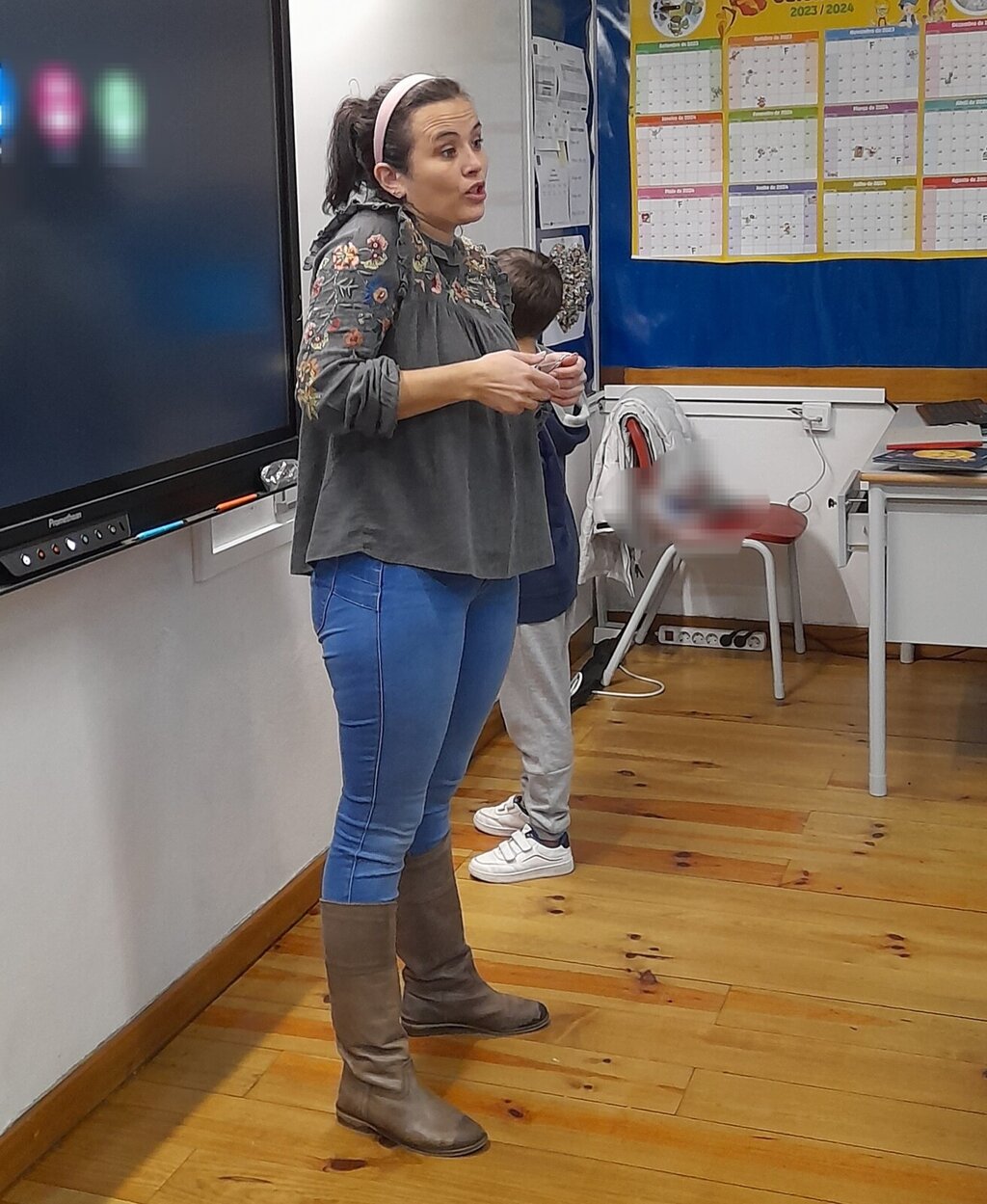 A profissão da minha mãe é bibliotecária!