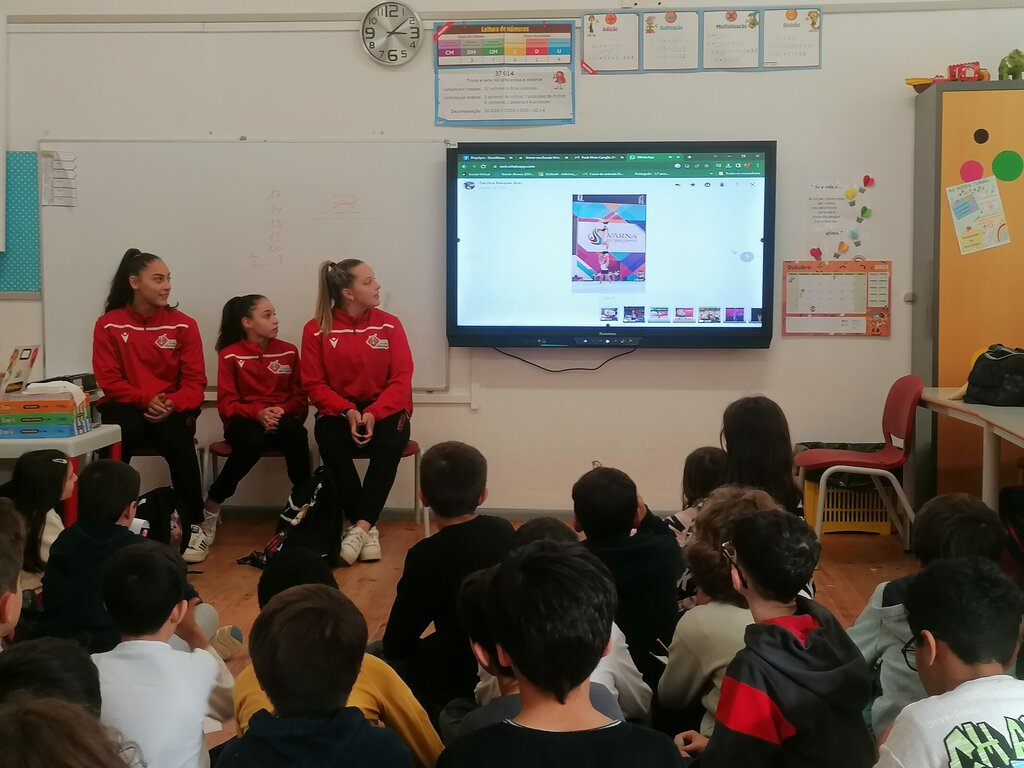 AEC AFD recebe Campeãs Europeias de Ginástica Acrobática