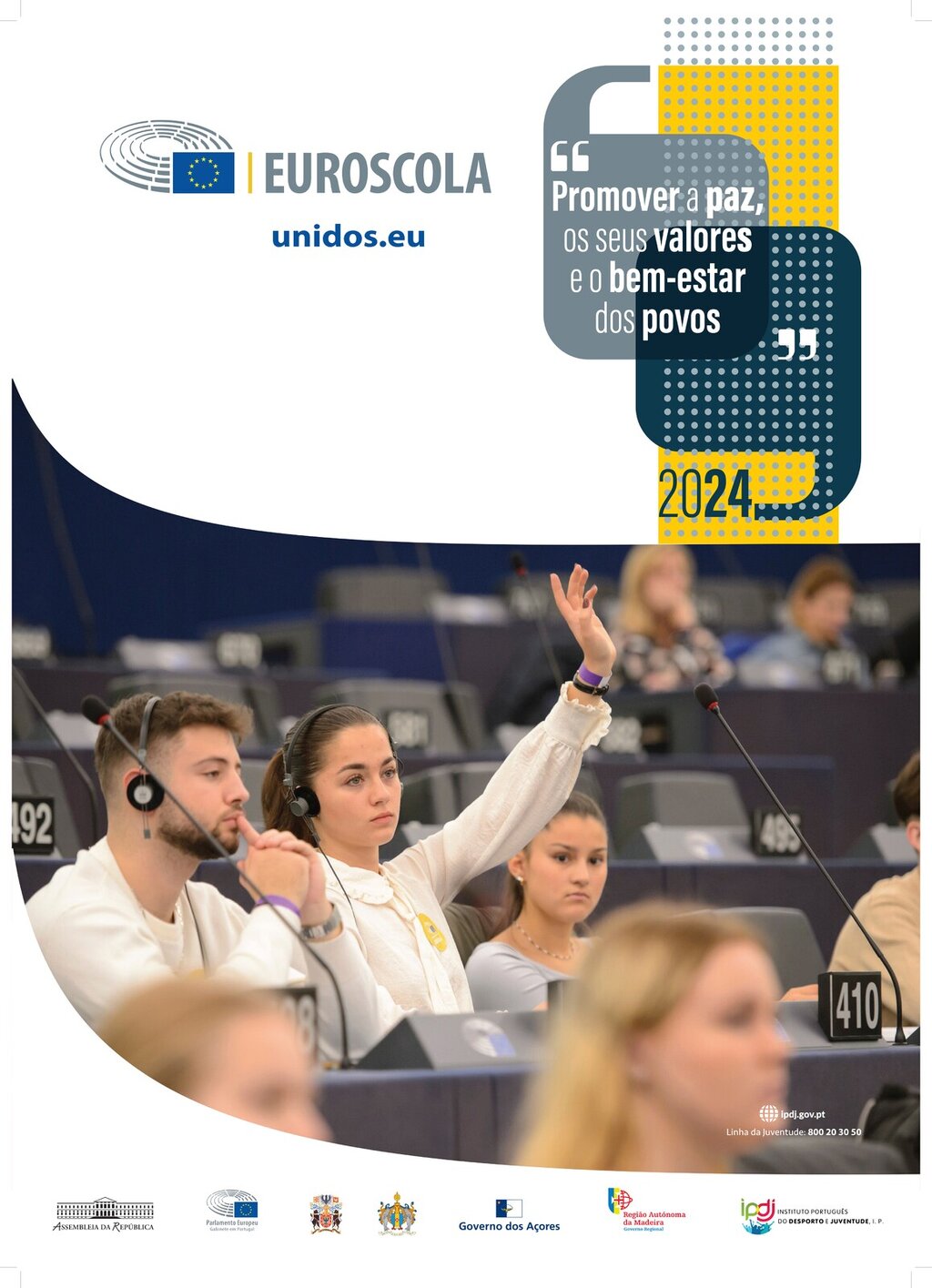 Candidaturas ao concurso Euroscola abertas até 28 de fevereiro