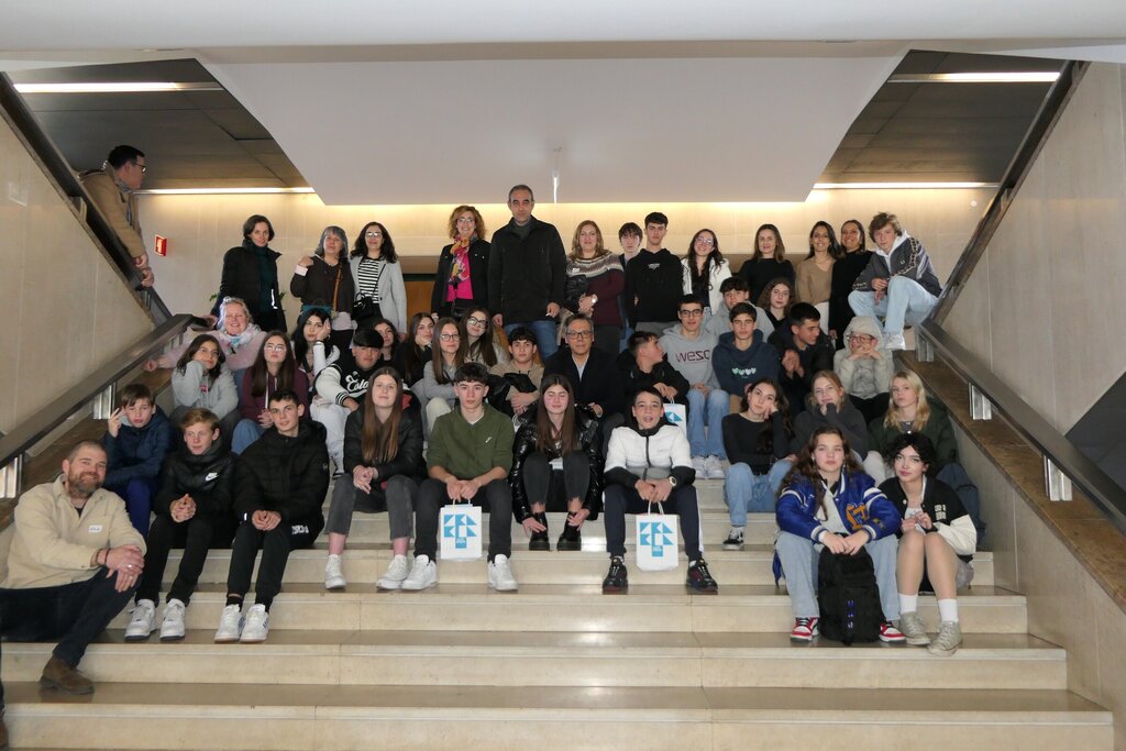 Receção a comitiva ERASMUS +, AE do Castêlo da Maia