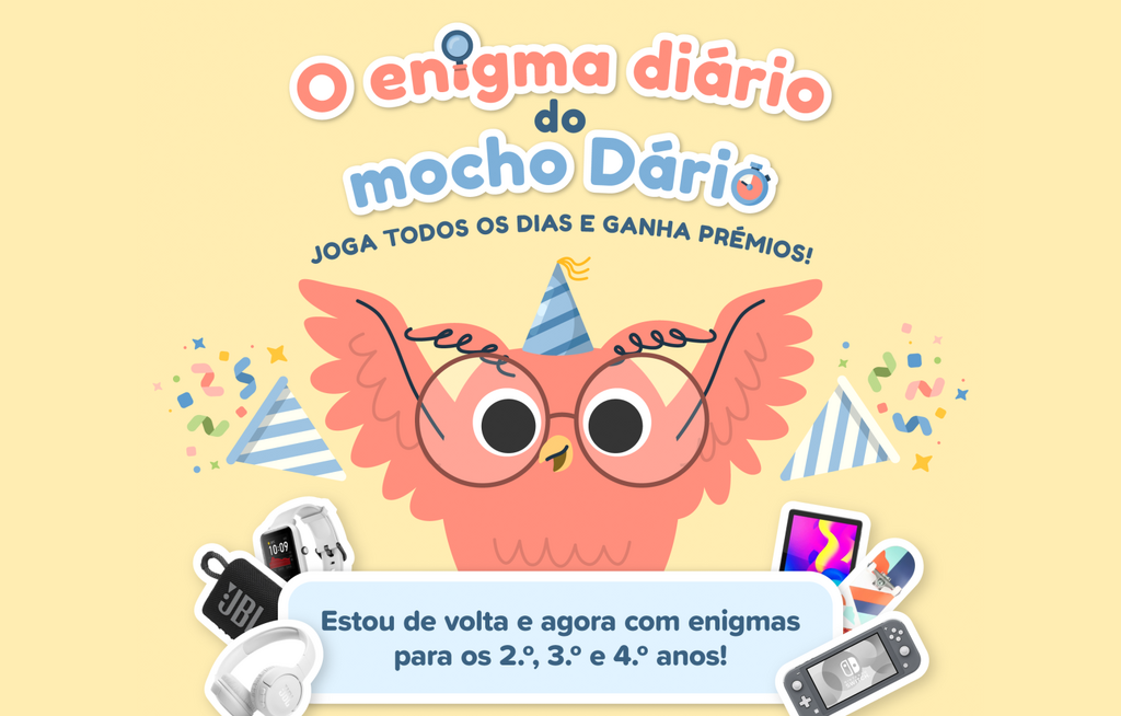 Entrega de Prémio do Enigma Diário do Mocho Dário, Participa+