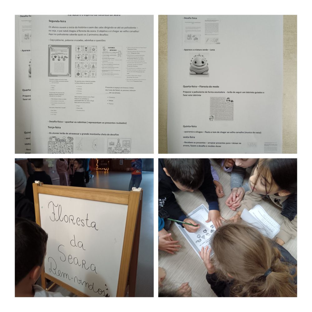 O Pai Natal e o Espírito da Natureza na EB da Seara