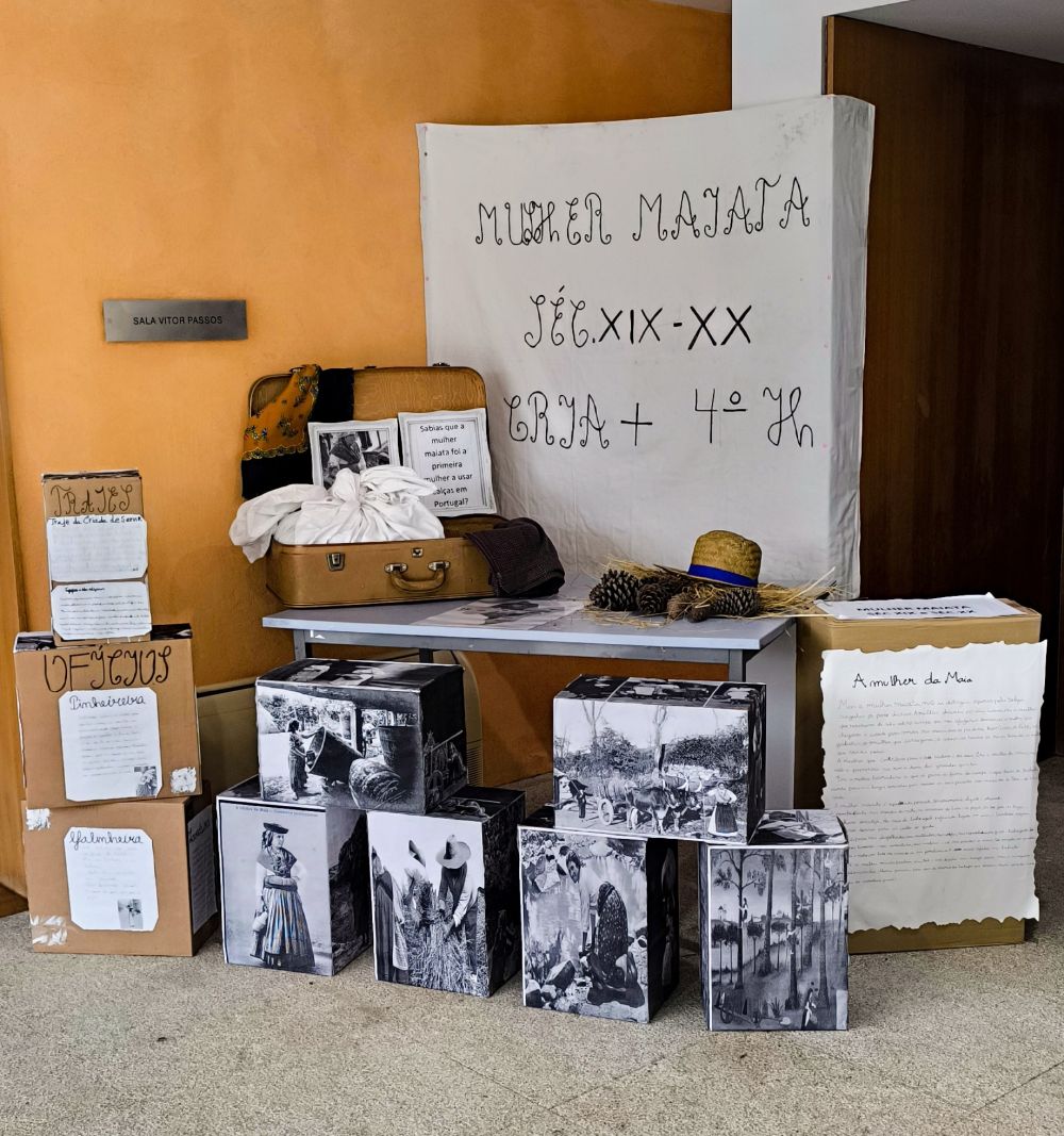 Alunos da EB de Pedrouços viajam no tempo à descoberta da História da Mulher Maiata