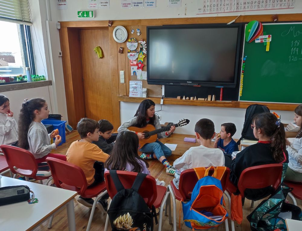 Encontro entre a Música e a Filosofia na EB nº2 de Gueifães