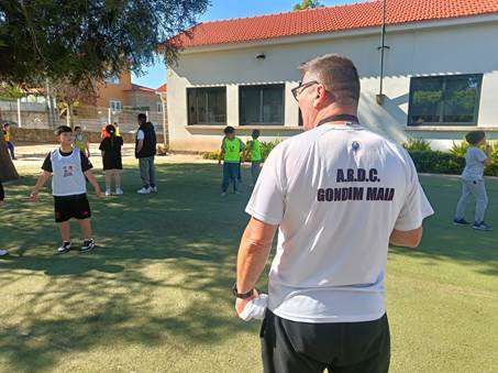 Treinadores do ARDC Gondim-Maia na EB de Porto Bom