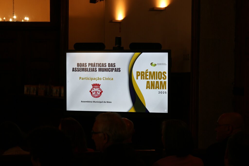 Assembleia Municipal da Maia Distinguida com Prémio de Boas Práticas da ANAM 2025