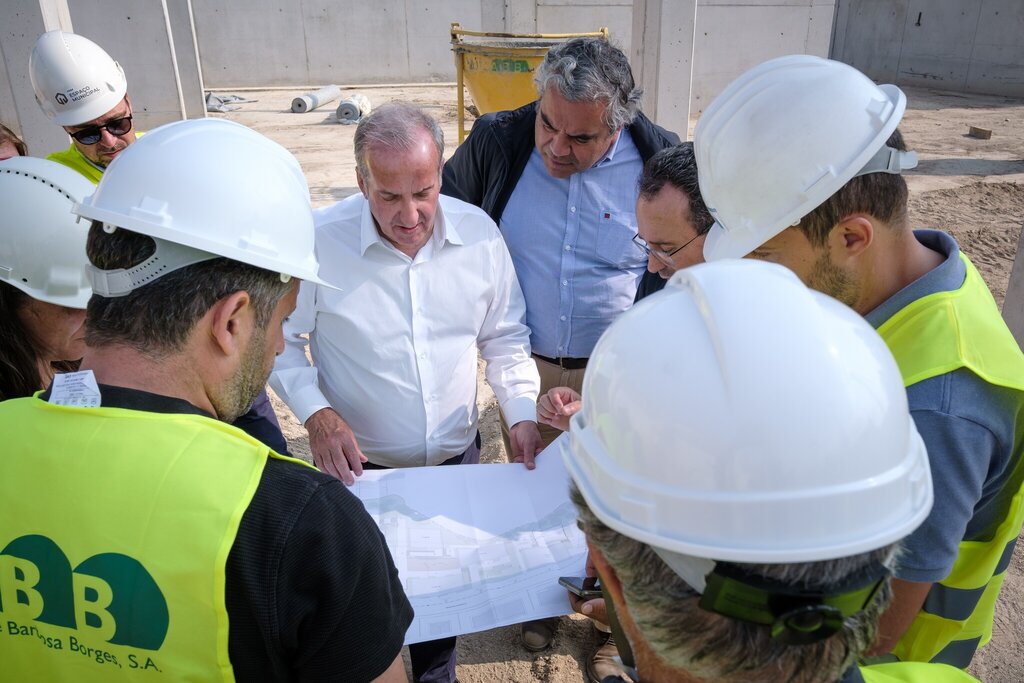 Presidente da Câmara da Maia visita empreendimentos de habitação no âmbito do 1.º Direito
