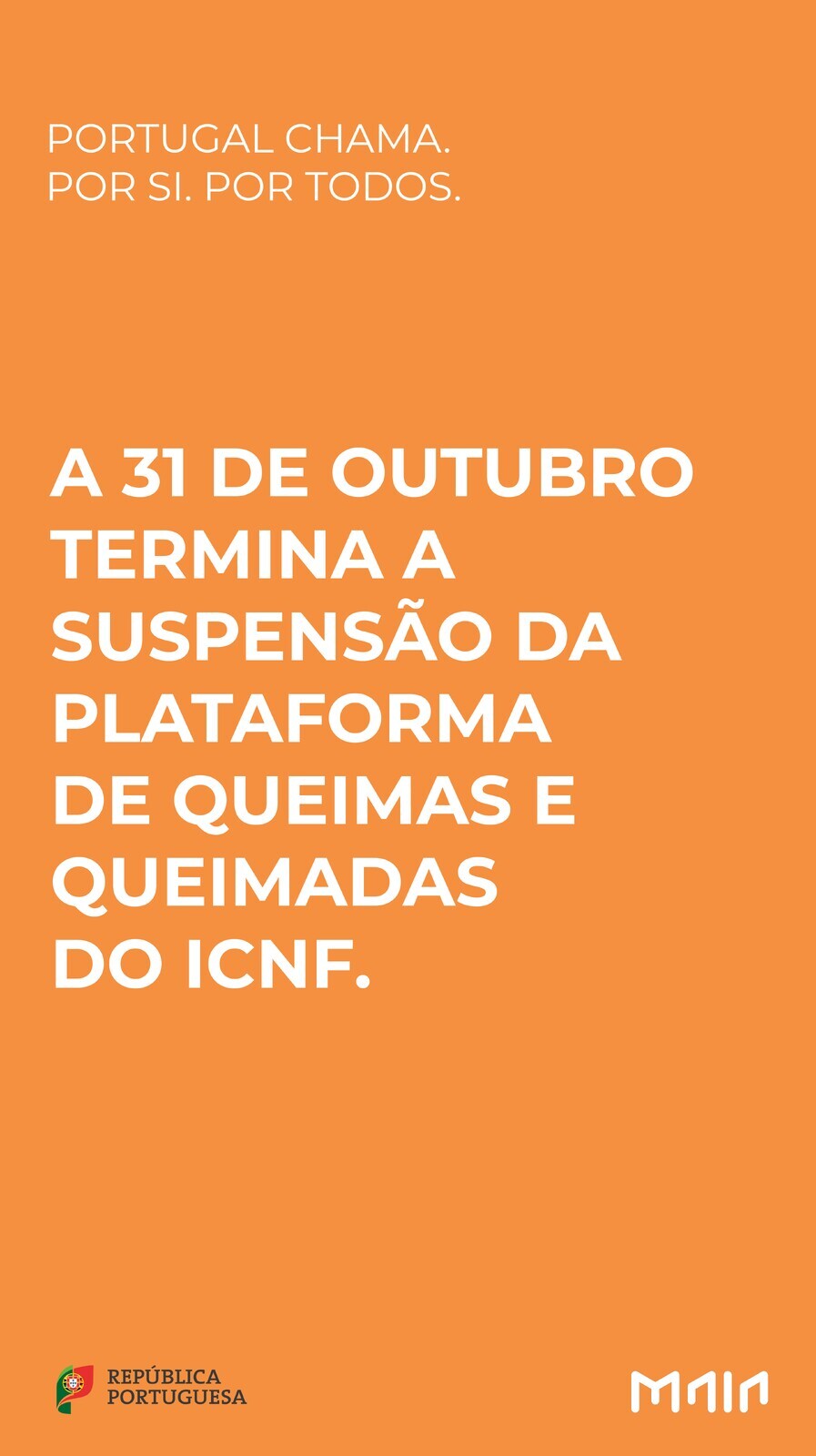 Fim da suspensão das Queimas e Queimadas