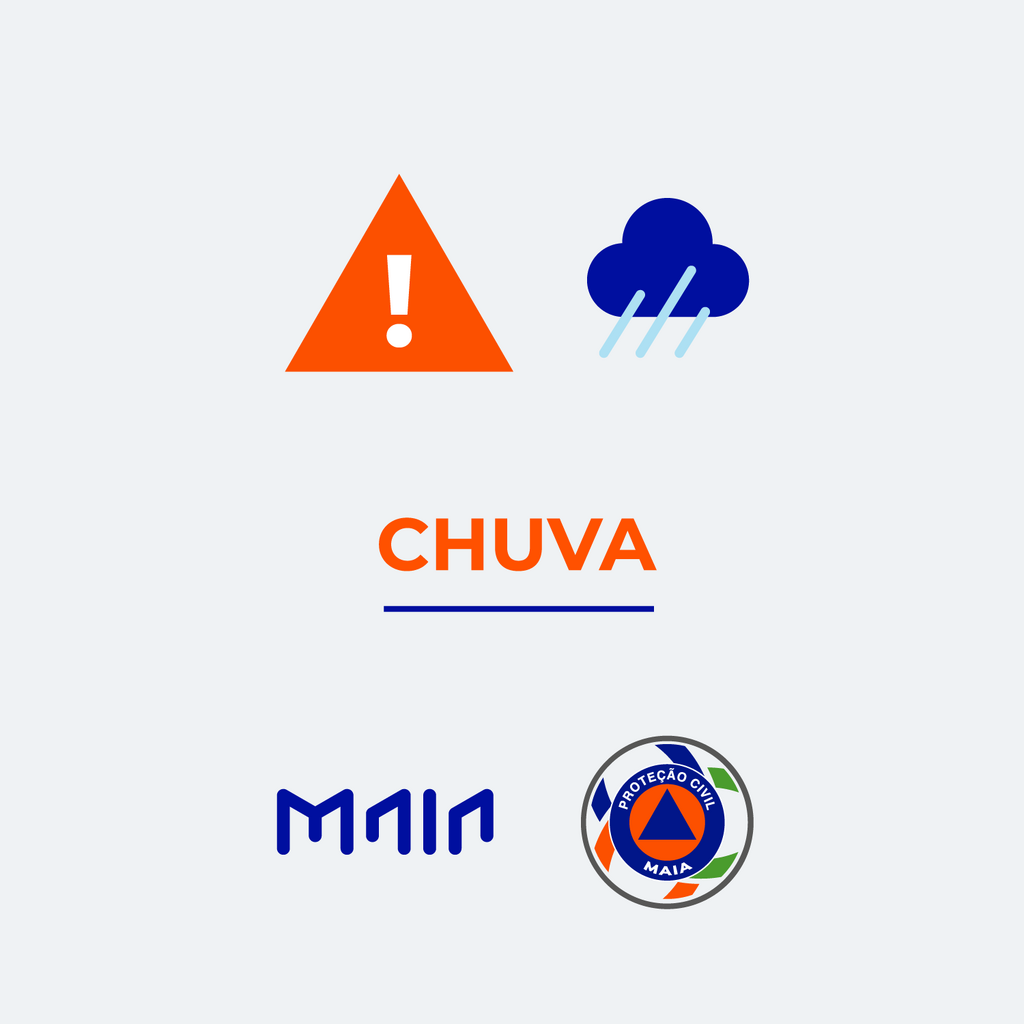 Aviso à População | Chuva e vento forte