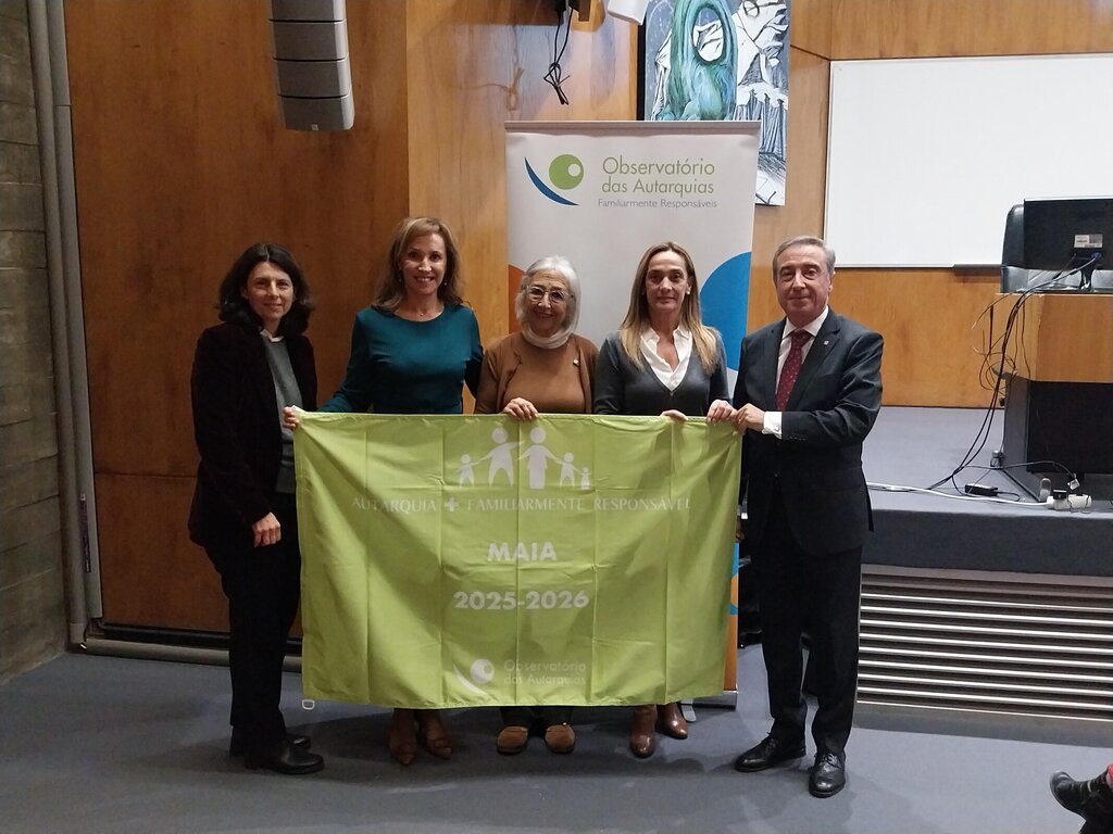 Maia distinguida como “Autarquia + Familiarmente Responsável” pela terceira vez